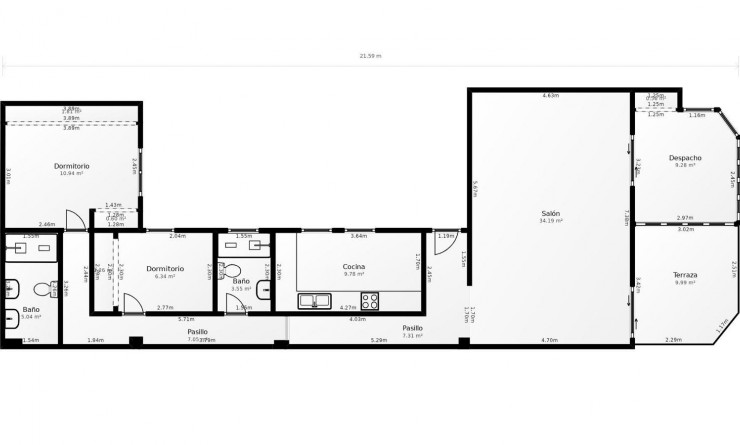 Wederverkoop - Penthouse - Torrevieja - Centro