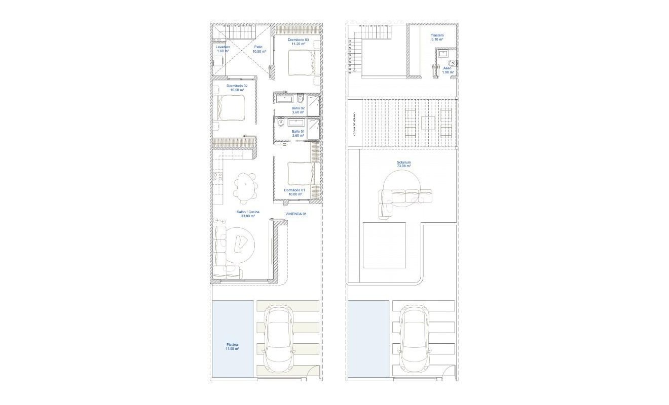 New Build - Town House - San Pedro del Pinatar - Pueblo