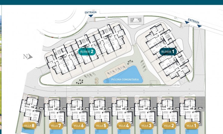 New Build - Apartment - Los Alcázares - Serena Golf