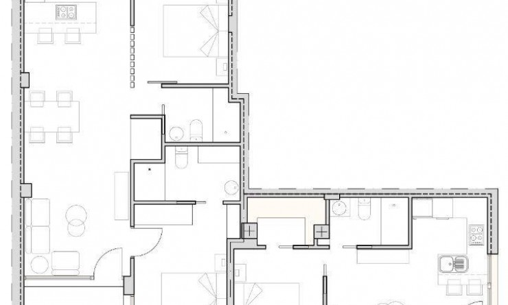 Nieuwbouw woningen - Appartement - San Javier - pueblo