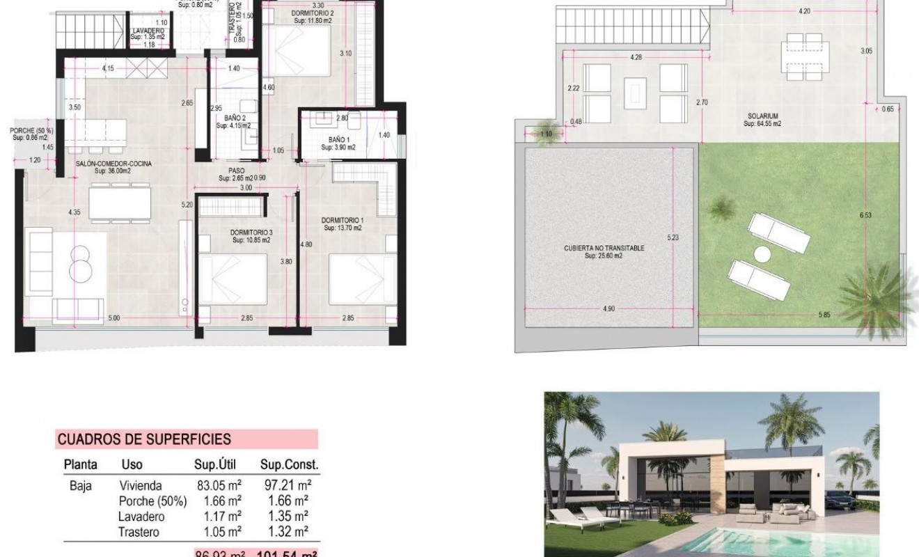 Nouvelle construction - Villa - Alhama de Murcia - Condado de Alhama